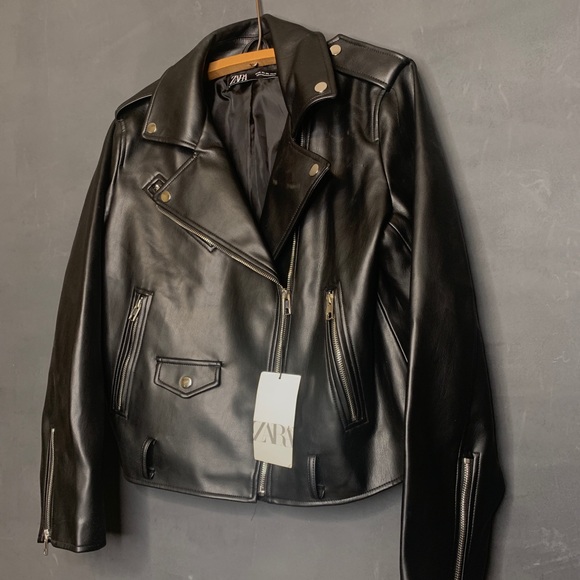 ZARA faux leather jacket - Picture 3 of 6